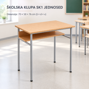 Skolska klupa model: Sk 1 Jednosed